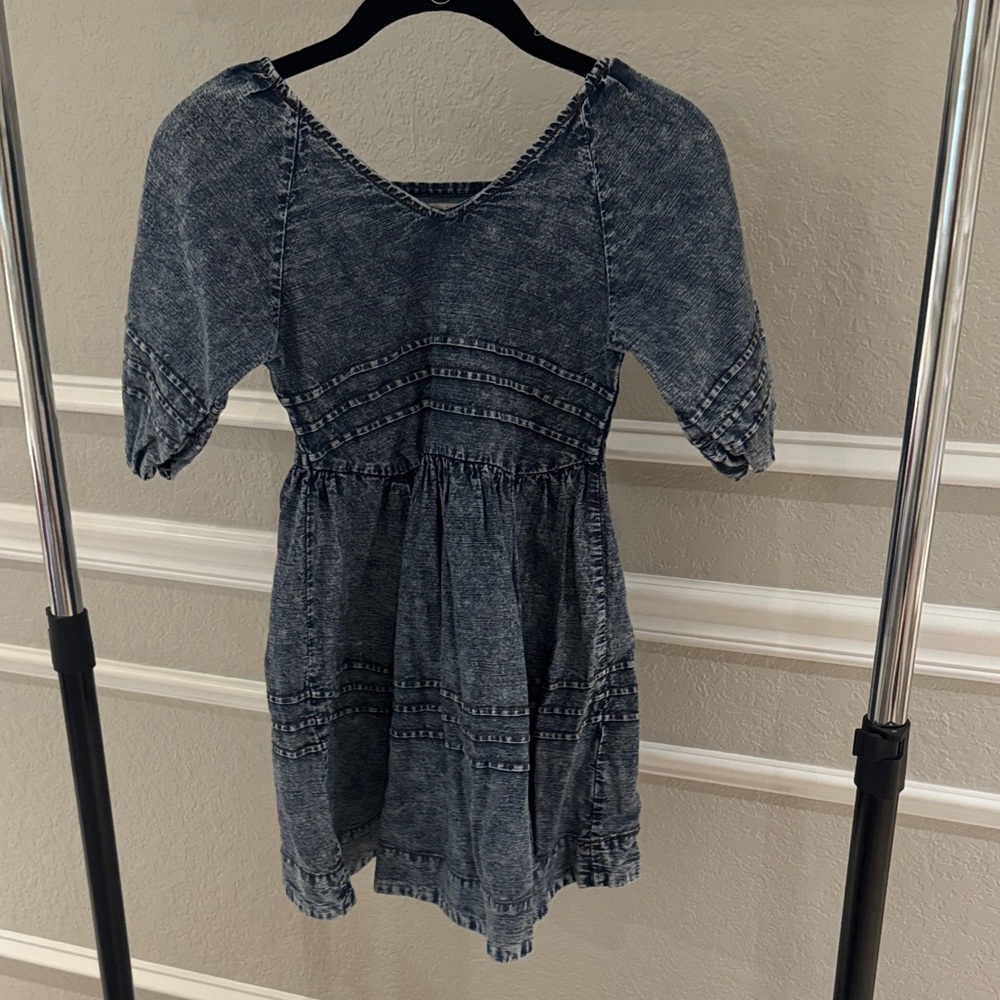 Chelsea & Violet Blue Denim Kids Dress